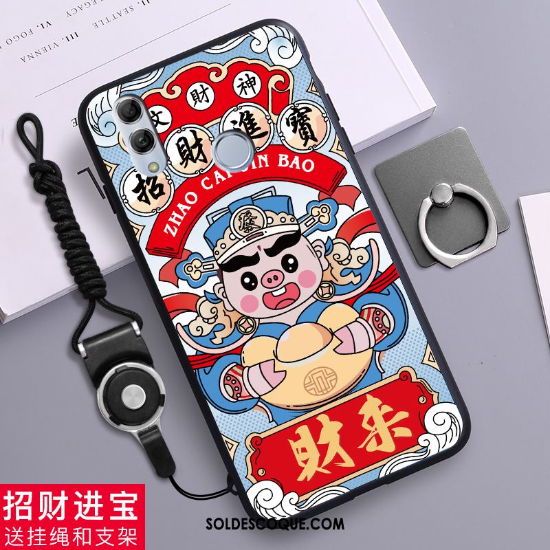 Coque Huawei P Smart 2019 Dessin Animé Vert Incassable Étui Tout Compris France