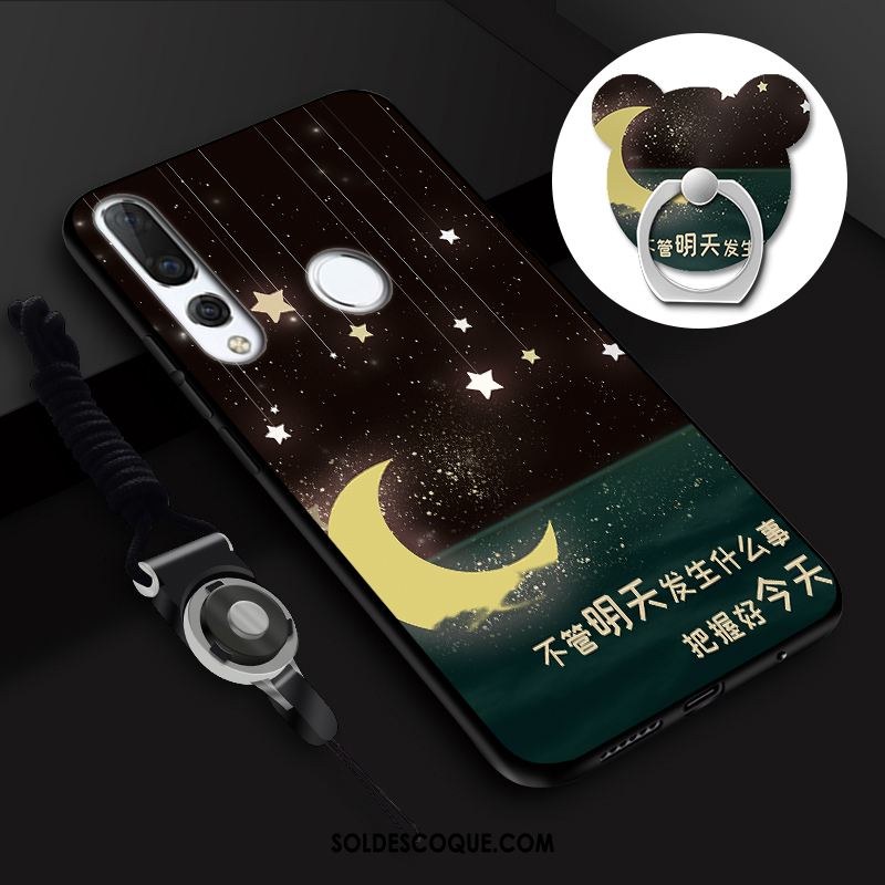 Coque Huawei P Smart+ 2019 Fluide Doux Vert Téléphone Portable Étui Incassable Soldes