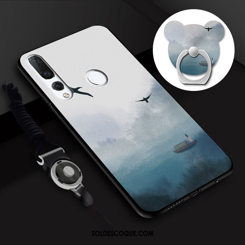 Coque Huawei P Smart+ 2019 Fluide Doux Vert Téléphone Portable Étui Incassable Soldes