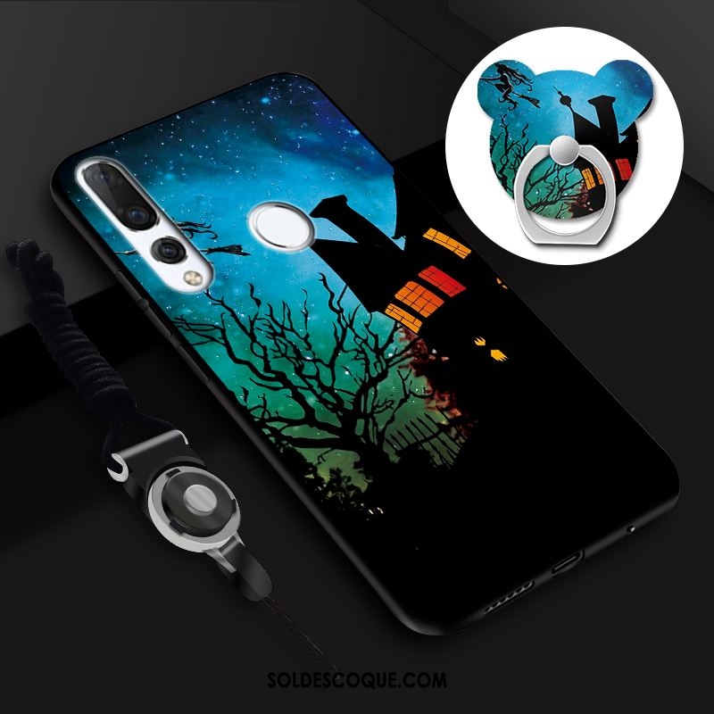 Coque Huawei P Smart+ 2019 Fluide Doux Vert Téléphone Portable Étui Incassable Soldes