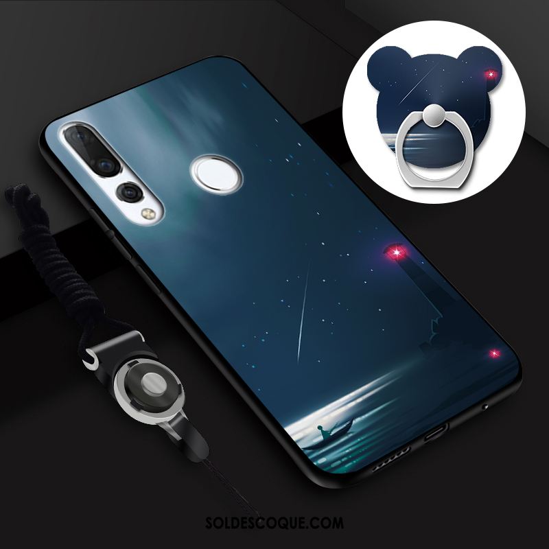 Coque Huawei P Smart+ 2019 Fluide Doux Vert Téléphone Portable Étui Incassable Soldes