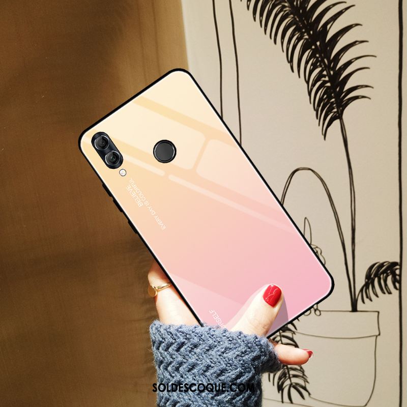 Coque Huawei P Smart 2019 Incassable Protection Téléphone Portable Dégradé De Couleur Bleu Pas Cher