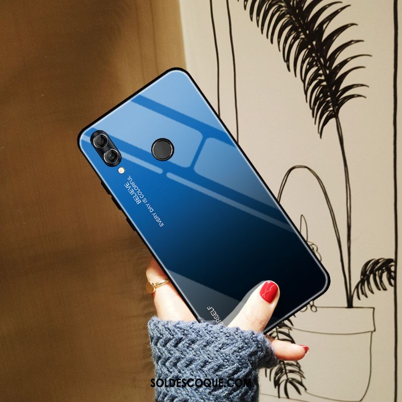 Coque Huawei P Smart 2019 Incassable Protection Téléphone Portable Dégradé De Couleur Bleu Pas Cher