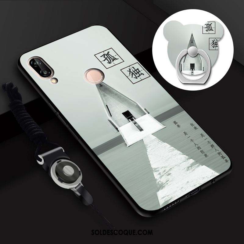 Coque Huawei P Smart 2019 Jeunesse Fluide Doux Nouveau Ornements Suspendus Rose En Vente