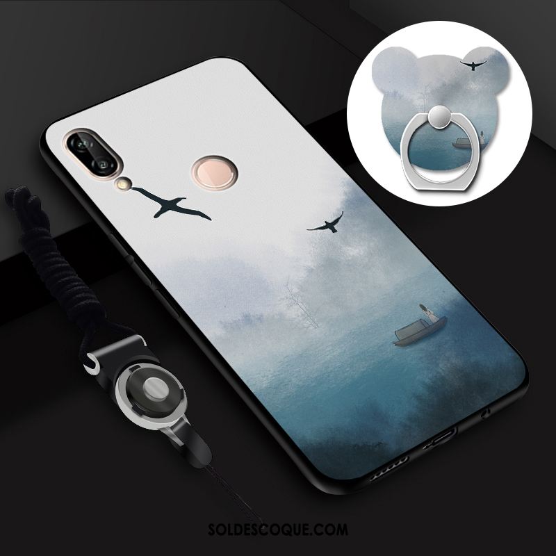 Coque Huawei P Smart 2019 Jeunesse Fluide Doux Nouveau Ornements Suspendus Rose En Vente