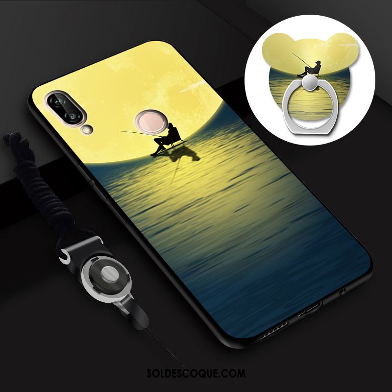 Coque Huawei P Smart 2019 Jeunesse Fluide Doux Nouveau Ornements Suspendus Rose En Vente