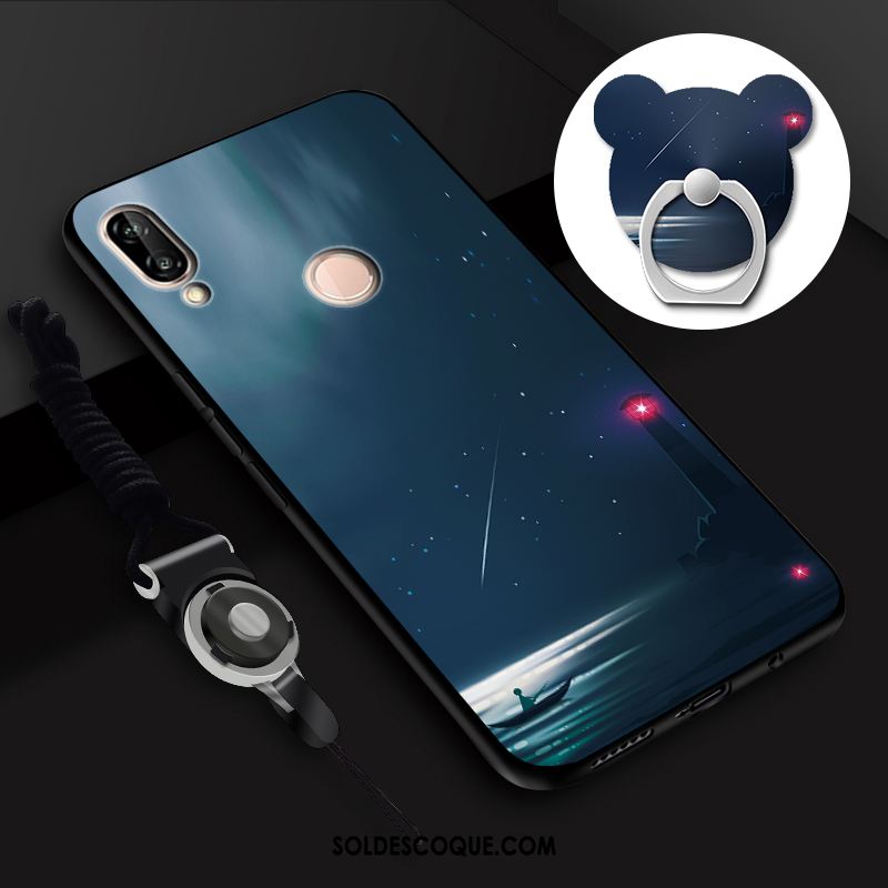 Coque Huawei P Smart 2019 Jeunesse Fluide Doux Nouveau Ornements Suspendus Rose En Vente