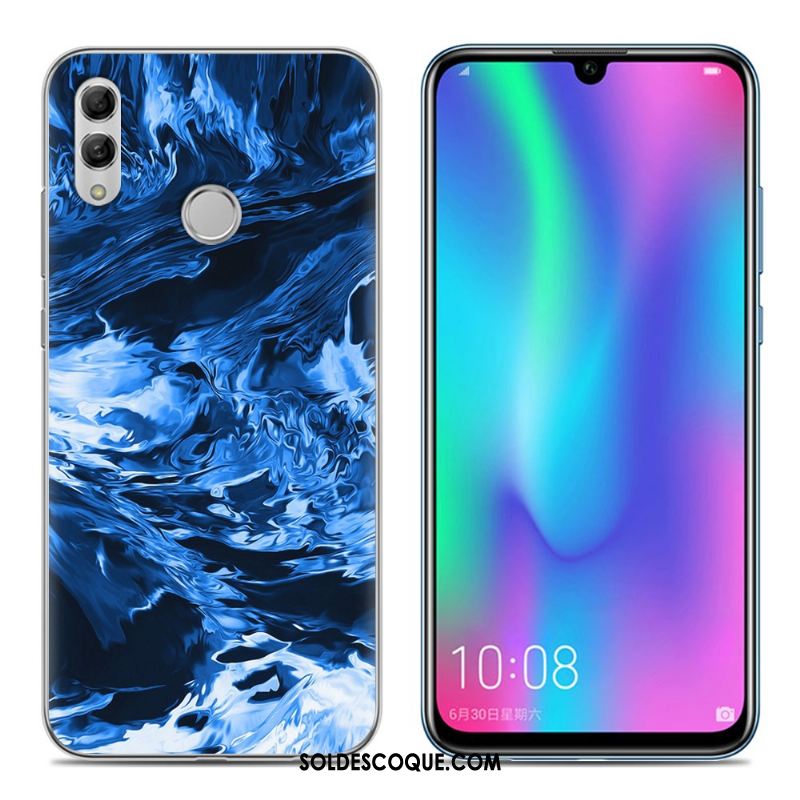 Coque Huawei P Smart 2019 Jeunesse Téléphone Portable Rose Étui Fluide Doux Housse Soldes