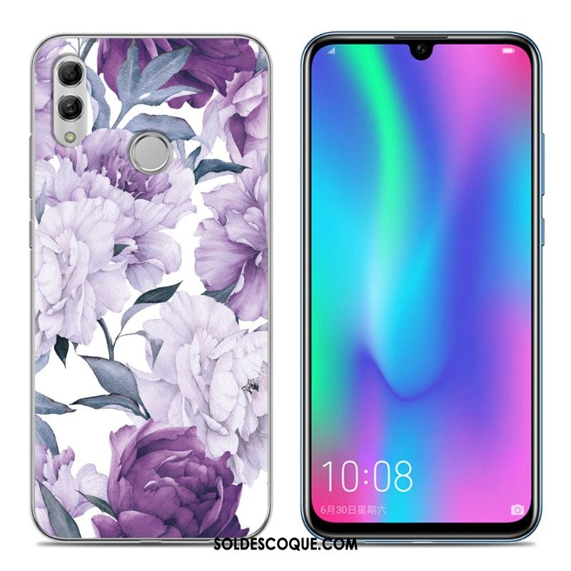 Coque Huawei P Smart 2019 Jeunesse Téléphone Portable Rose Étui Fluide Doux Housse Soldes