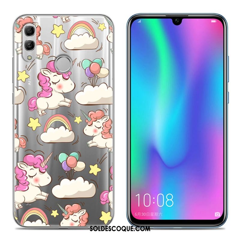 Coque Huawei P Smart 2019 Jeunesse Téléphone Portable Rose Étui Fluide Doux Housse Soldes