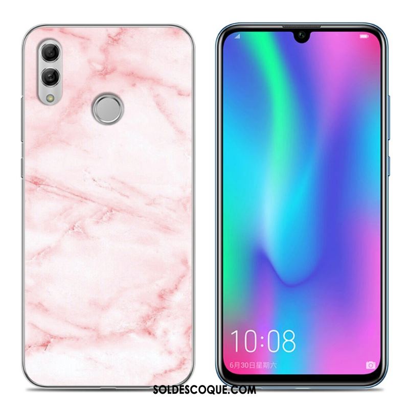 Coque Huawei P Smart 2019 Jeunesse Téléphone Portable Rose Étui Fluide Doux Housse Soldes