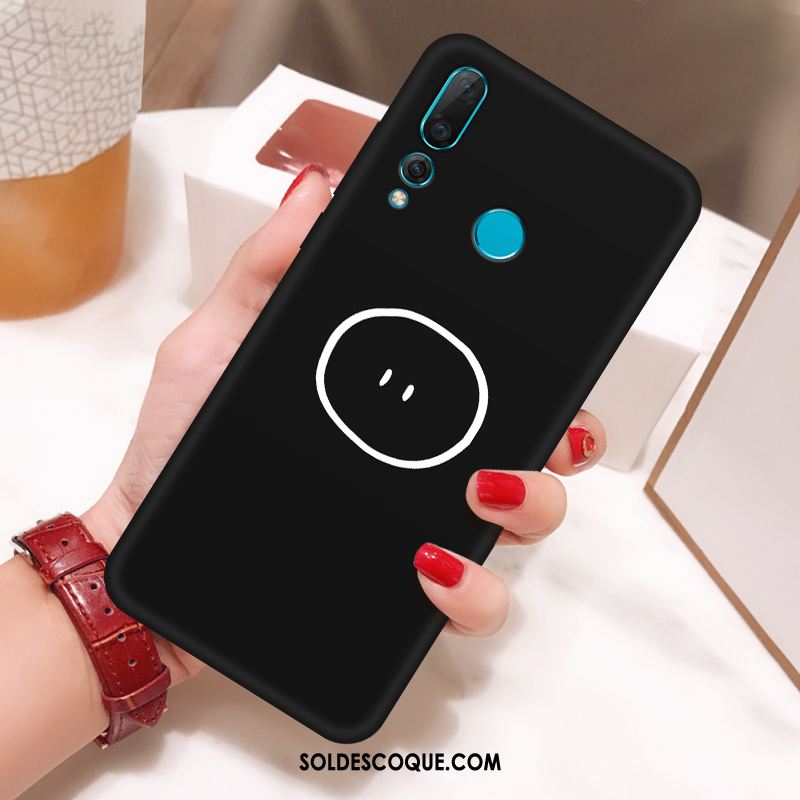 Coque Huawei P Smart+ 2019 Nouveau Couleur Unie Fluide Doux Créatif Téléphone Portable Pas Cher