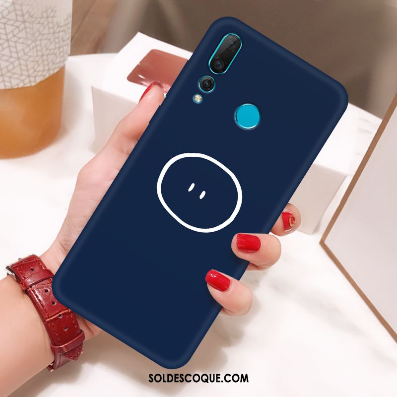 Coque Huawei P Smart+ 2019 Nouveau Couleur Unie Fluide Doux Créatif Téléphone Portable Pas Cher