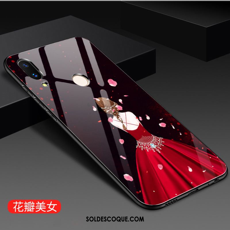 Coque Huawei P Smart 2019 Personnalité Étui Rouge Jeunesse Protection Soldes