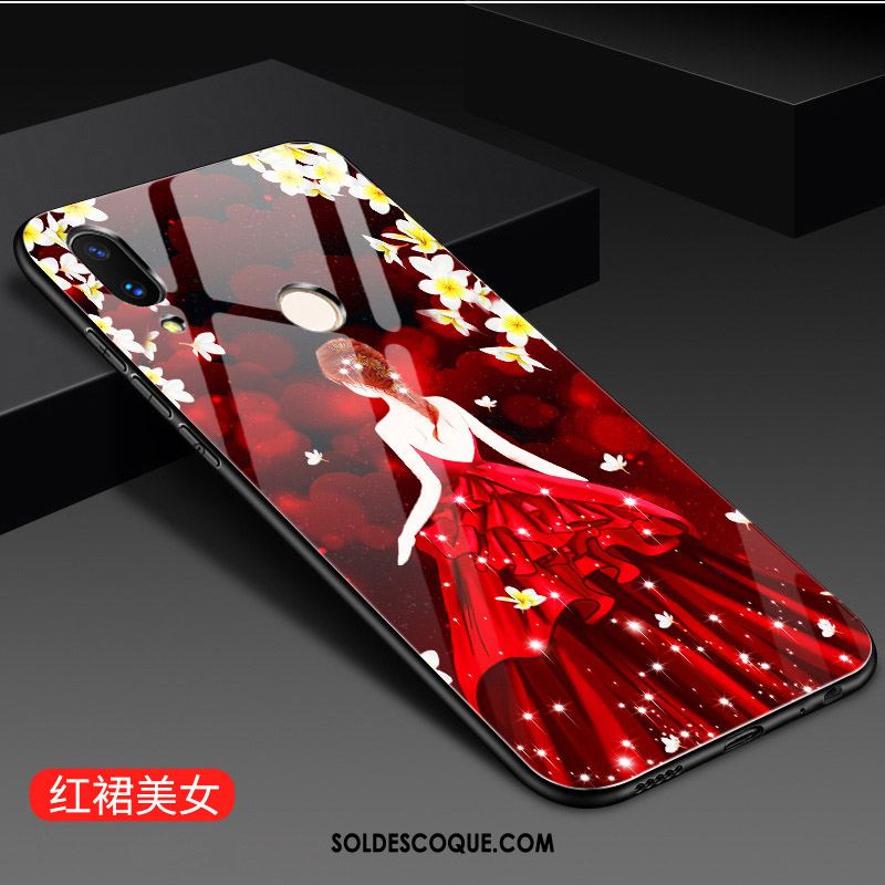 Coque Huawei P Smart 2019 Personnalité Étui Rouge Jeunesse Protection Soldes