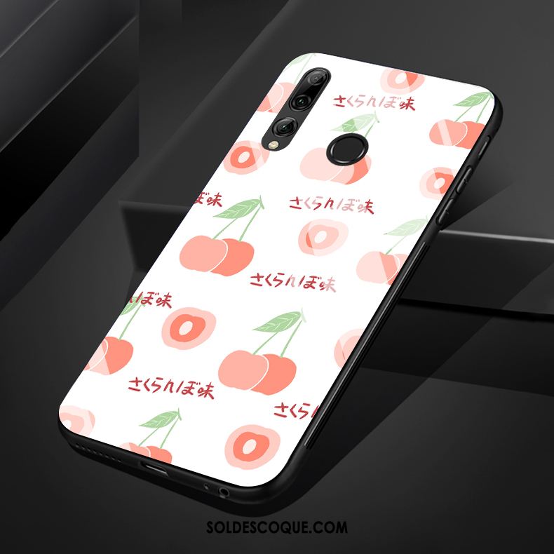 Coque Huawei P Smart+ 2019 Petit Verre Frais Téléphone Portable Rose Pas Cher