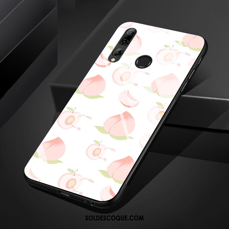 Coque Huawei P Smart+ 2019 Petit Verre Frais Téléphone Portable Rose Pas Cher