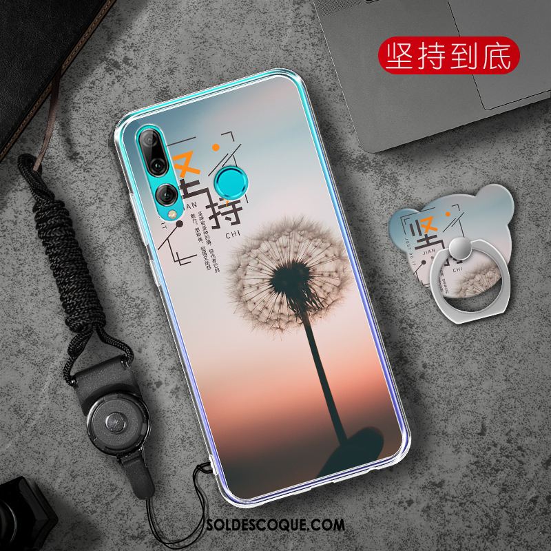 Coque Huawei P Smart+ 2019 Protection Rose Ornements Suspendus Silicone Étui Housse En Vente