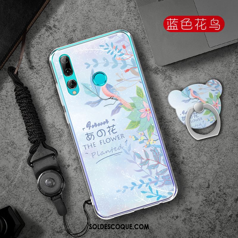 Coque Huawei P Smart+ 2019 Protection Rose Ornements Suspendus Silicone Étui Housse En Vente
