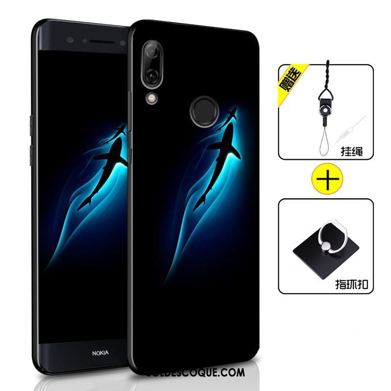 Coque Huawei P Smart 2019 Silicone Noir Téléphone Portable Personnalité Créatif Pas Cher
