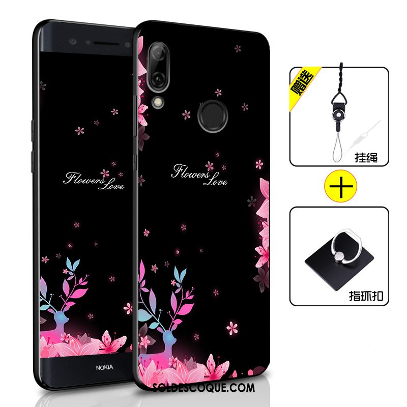 Coque Huawei P Smart 2019 Silicone Noir Téléphone Portable Personnalité Créatif Pas Cher