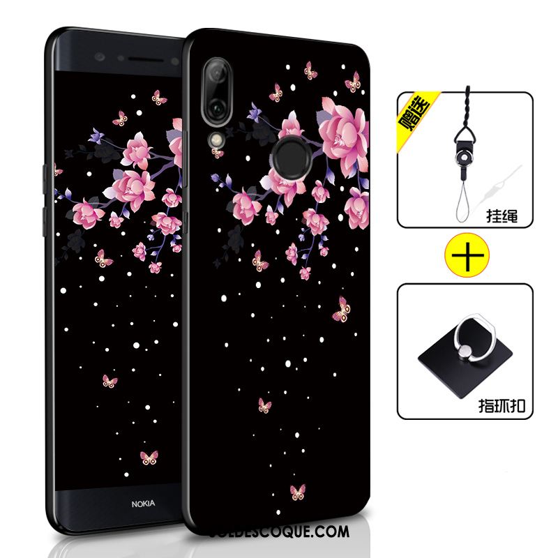 Coque Huawei P Smart 2019 Silicone Noir Téléphone Portable Personnalité Créatif Pas Cher