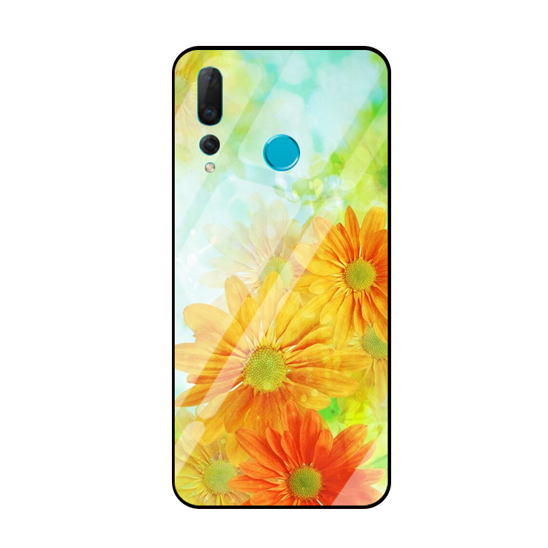 Coque Huawei P Smart+ 2019 Simple Tournesol Frais Petit Téléphone Portable Pas Cher