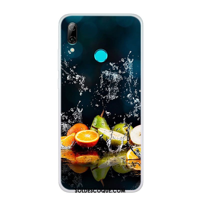 Coque Huawei P Smart 2019 Simple Transparent Silicone Tendance Peinture Pas Cher