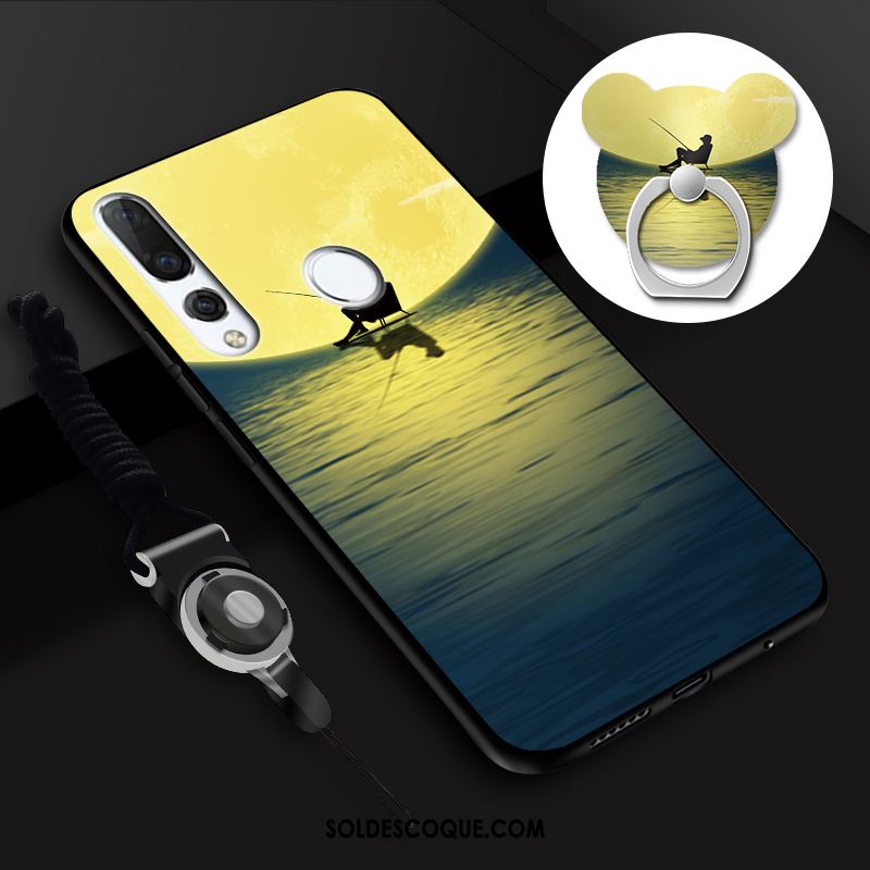 Coque Huawei P Smart+ 2019 Tempérer Nouveau Bleu Étui Fluide Doux Housse En Vente