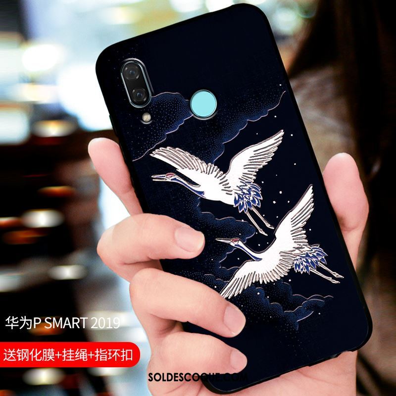 Coque Huawei P Smart 2019 Tout Compris Personnalisé Délavé En Daim Bleu Téléphone Portable En Ligne