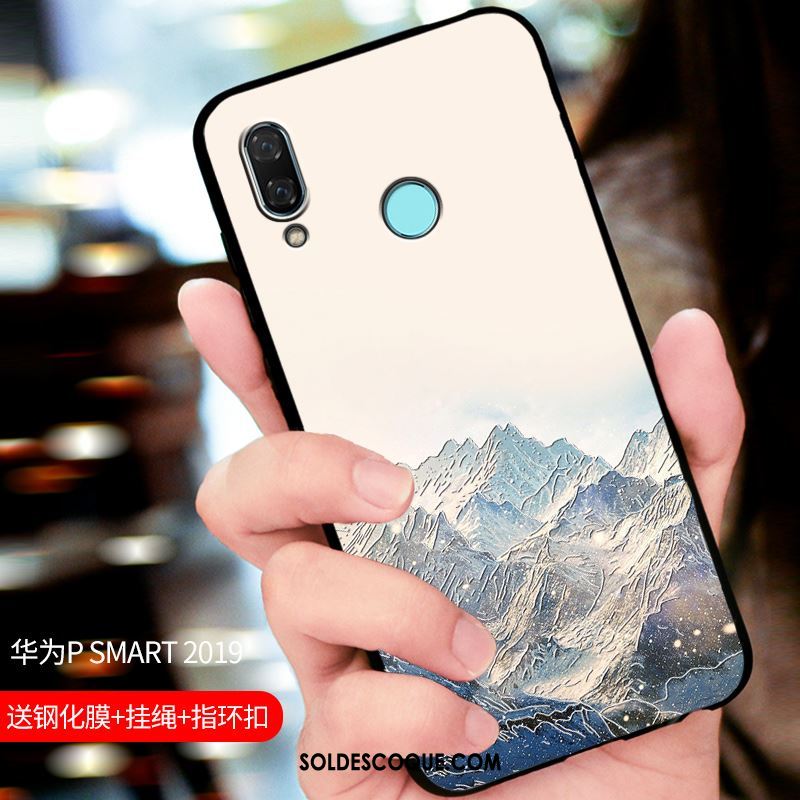 Coque Huawei P Smart 2019 Tout Compris Personnalisé Délavé En Daim Bleu Téléphone Portable En Ligne