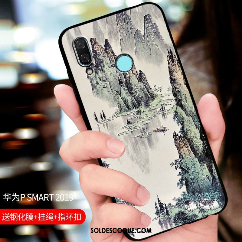 Coque Huawei P Smart 2019 Tout Compris Personnalisé Délavé En Daim Bleu Téléphone Portable En Ligne