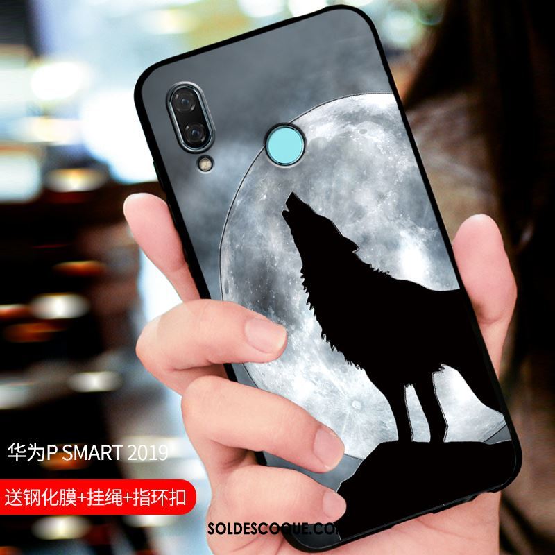 Coque Huawei P Smart 2019 Tout Compris Personnalisé Délavé En Daim Bleu Téléphone Portable En Ligne