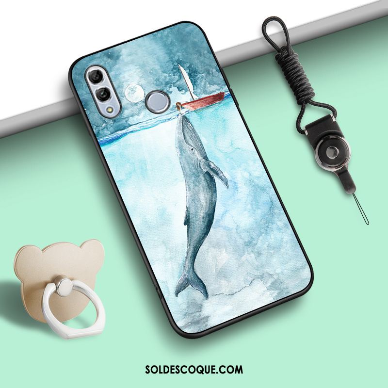 Coque Huawei P Smart 2019 Téléphone Portable Incassable Jeunesse Anneau Fluide Doux Housse Pas Cher