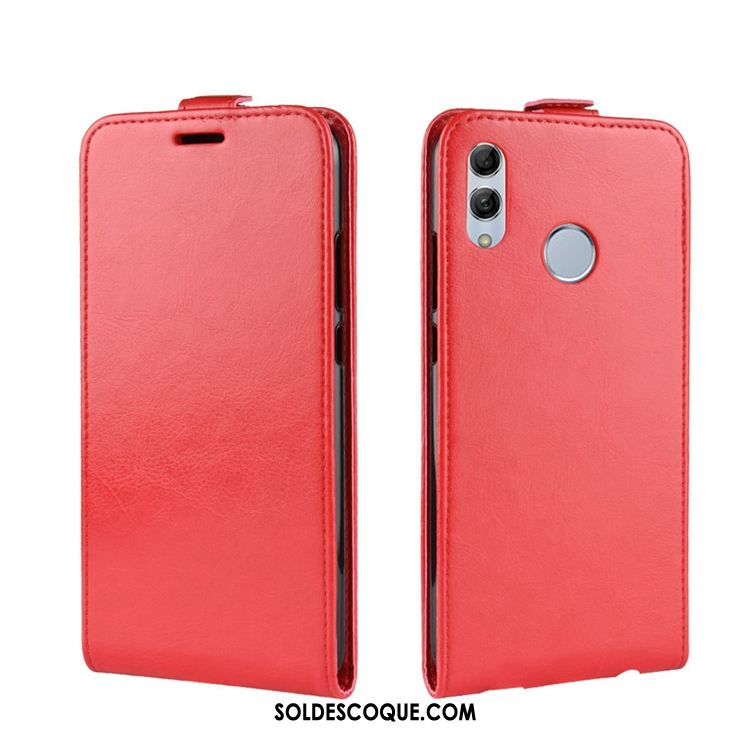 Coque Huawei P Smart 2019 Téléphone Portable Modèle Fleurie Blanc Carte Étui En Cuir Soldes