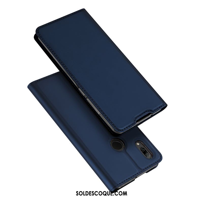 Coque Huawei P Smart 2019 Étui En Cuir Carte Protection Nouveau Téléphone Portable Pas Cher