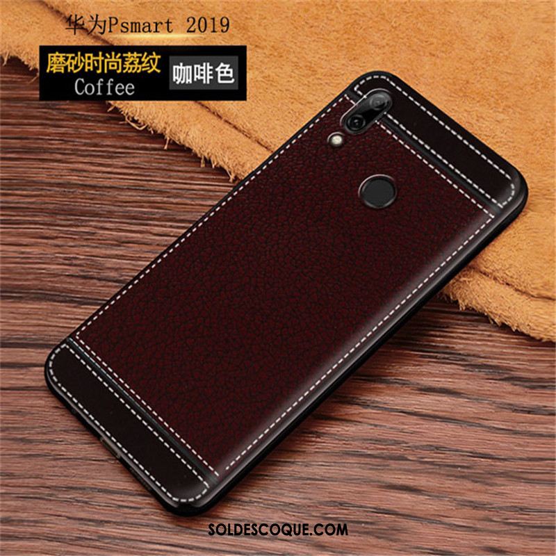 Coque Huawei P Smart 2019 Étui Modèle Fleurie Cuir Silicone Incassable Soldes