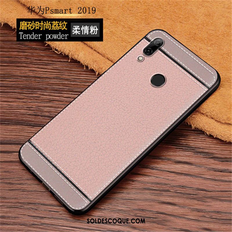 Coque Huawei P Smart 2019 Étui Modèle Fleurie Cuir Silicone Incassable Soldes