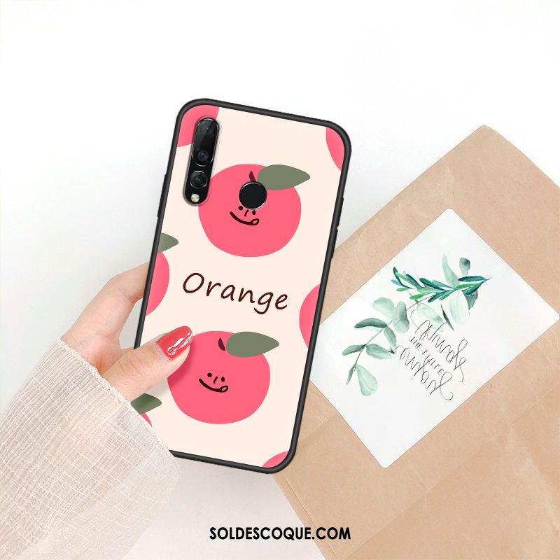 Coque Huawei P Smart+ 2019 Étui Tout Compris Net Rouge Protection Art Housse Pas Cher