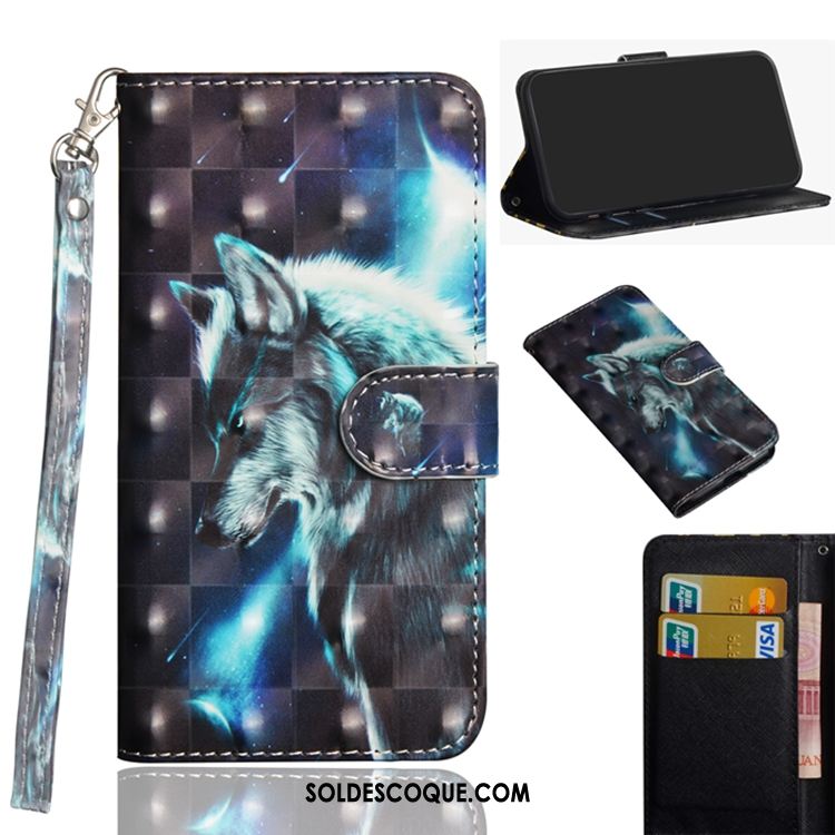 Coque Huawei P Smart 2019 Étui Téléphone Portable Fluide Doux Coque En Silicone Portefeuille Housse Pas Cher