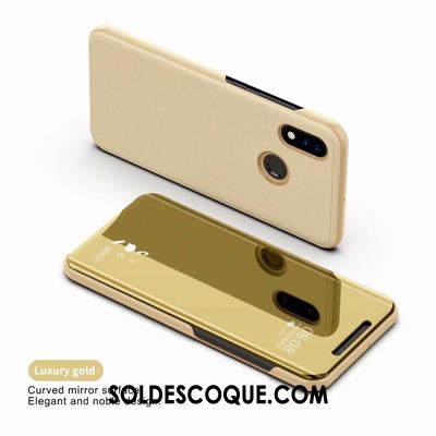 Coque Huawei P Smart 2019 Étui Étui En Cuir Tout Compris Tendance Miroir En Vente