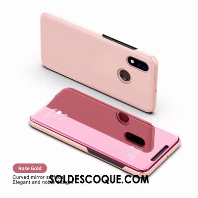 Coque Huawei P Smart 2019 Étui Étui En Cuir Tout Compris Tendance Miroir En Vente