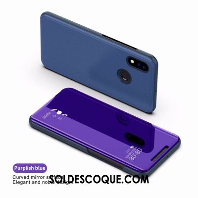 Coque Huawei P Smart 2019 Étui Étui En Cuir Tout Compris Tendance Miroir En Vente