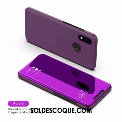 Coque Huawei P Smart 2019 Étui Étui En Cuir Tout Compris Tendance Miroir En Vente