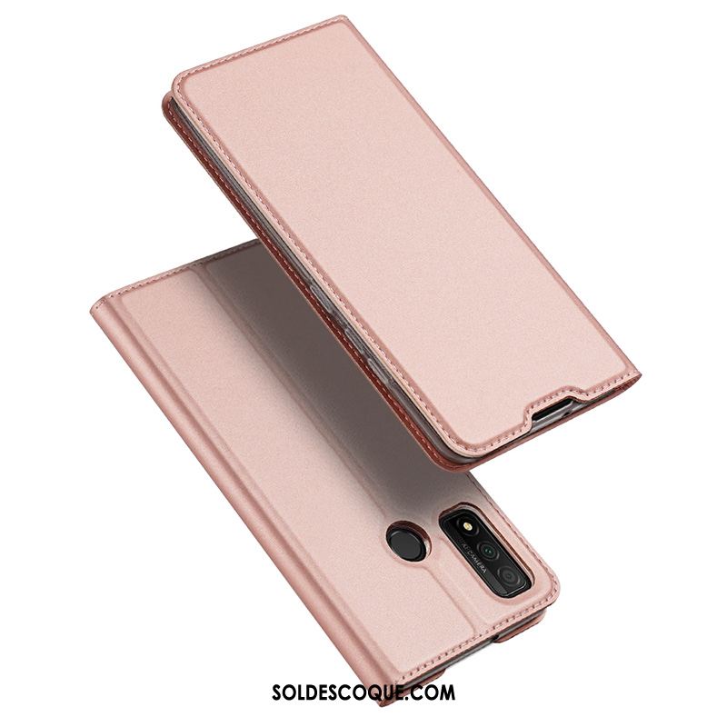 Coque Huawei P Smart 2020 Or Téléphone Portable Clamshell Carte Étui En Cuir Housse En Ligne