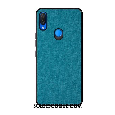Coque Huawei P Smart+ Bleu Tout Compris Tissu Incassable Téléphone Portable Housse En Ligne