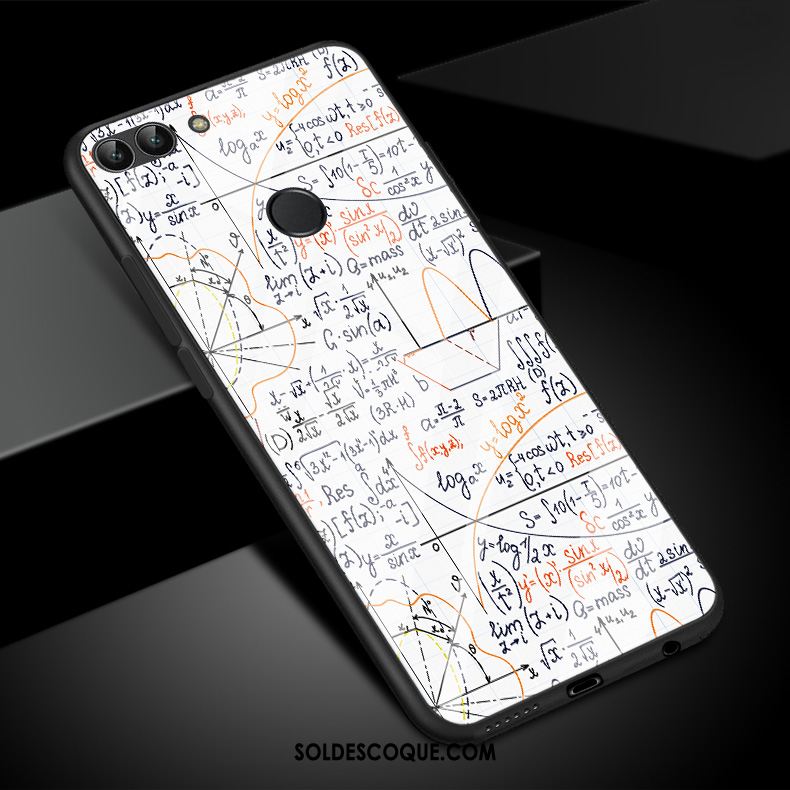 Coque Huawei P Smart Fluide Doux Personnalité Silicone Blanc Verre Trempé Soldes