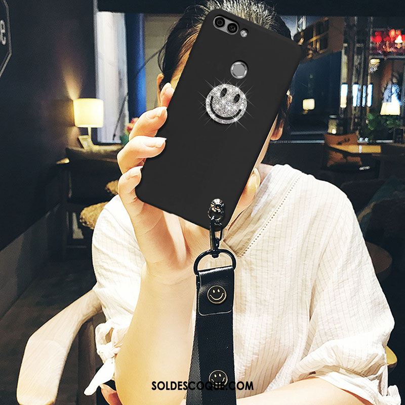 Coque Huawei P Smart Incassable Marque De Tendance Silicone Personnalité Rouge Pas Cher