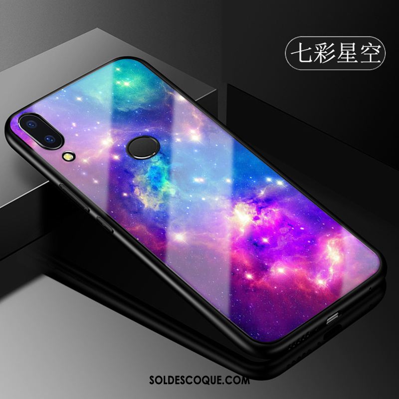 Coque Huawei P Smart+ Incassable Tout Compris Marque De Tendance Violet Étui Pas Cher