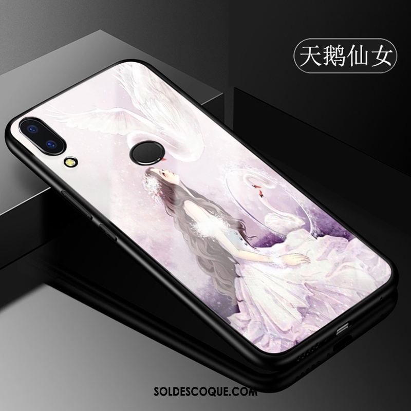 Coque Huawei P Smart+ Incassable Tout Compris Marque De Tendance Violet Étui Pas Cher